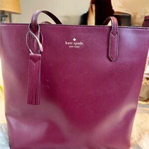 kate spade Deep Red Tote Bag